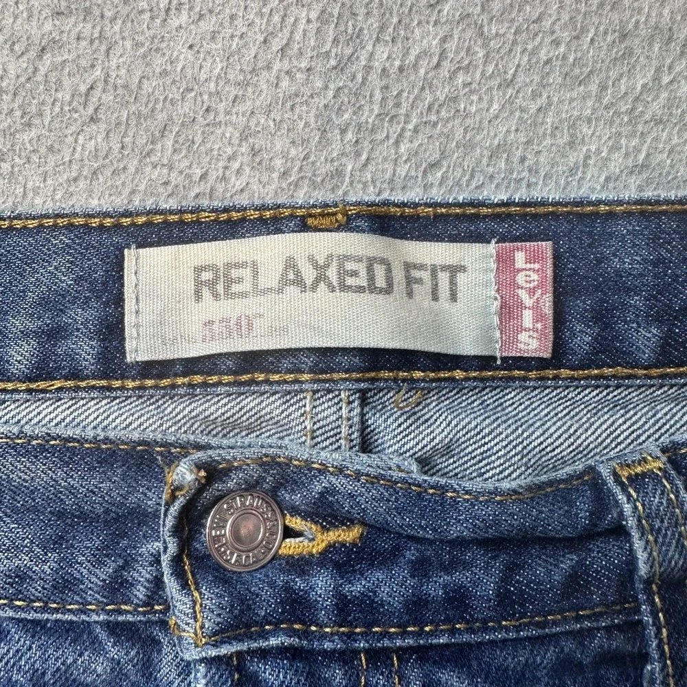 Vintage Levi's 550 Jeans Men 38x32 Blue Relaxed Fit Denim Faded Tapered Leg